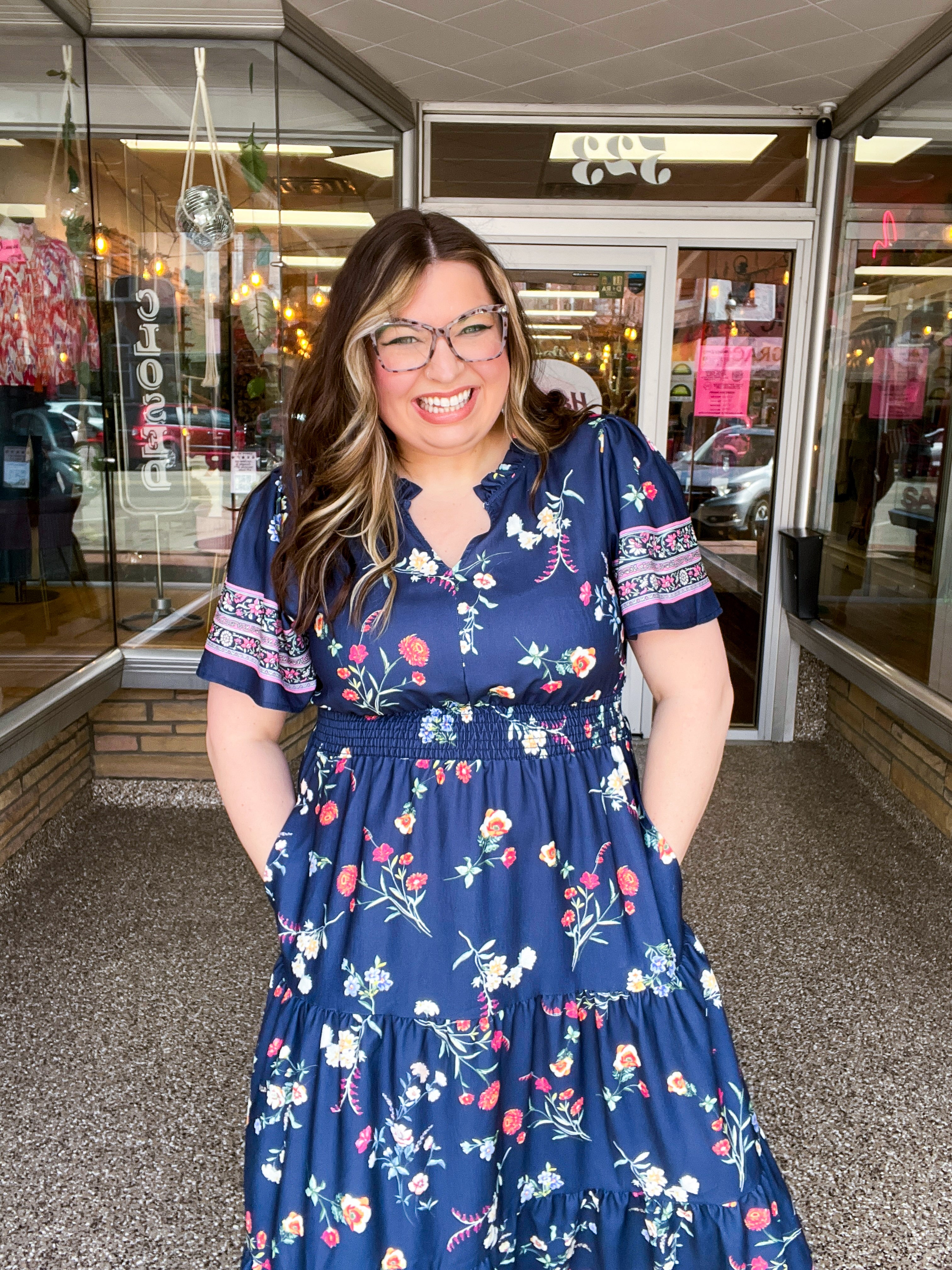 Prairie Blossom Tiered Maxi Dress