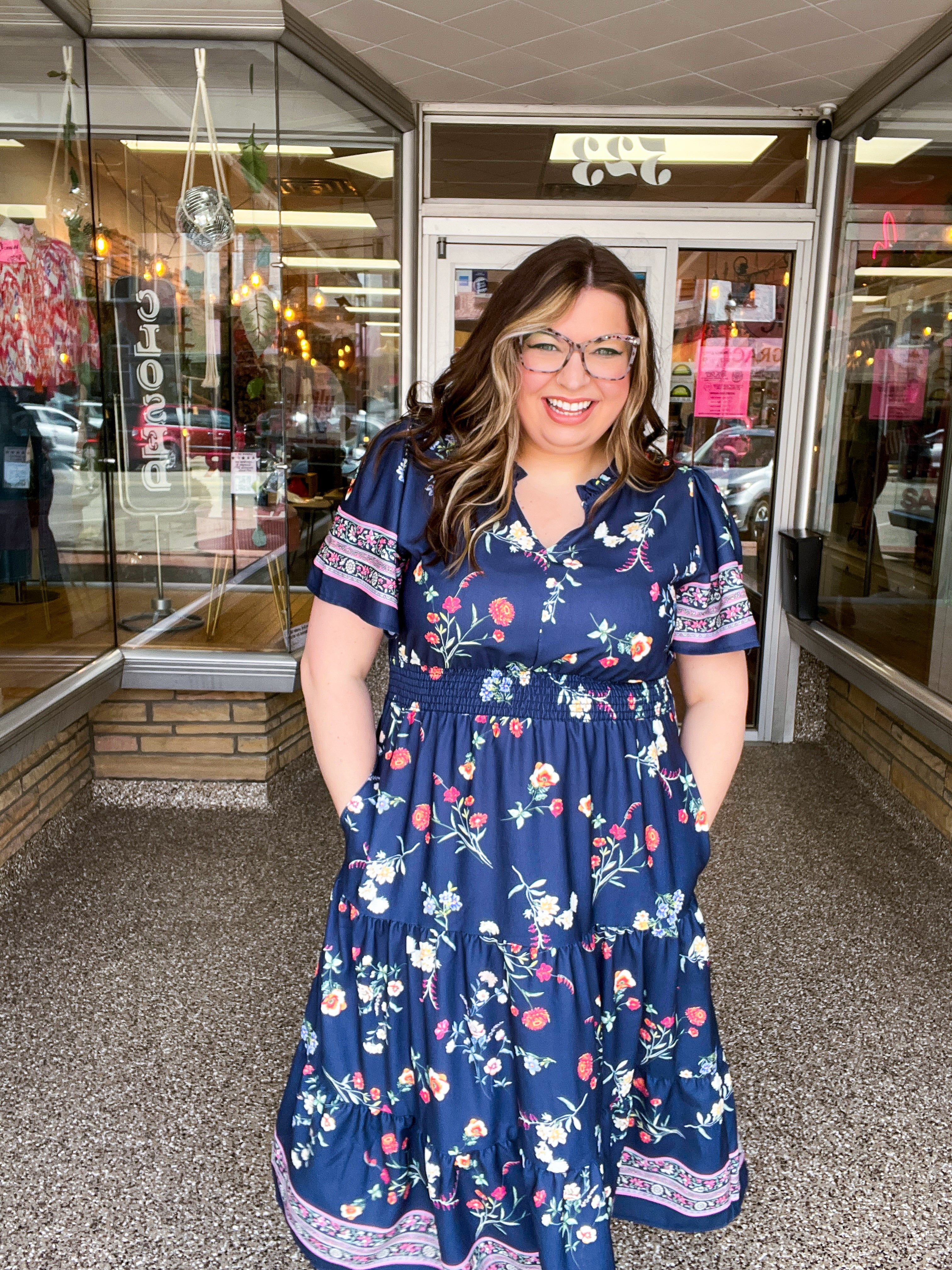 Prairie Blossom Tiered Maxi Dress