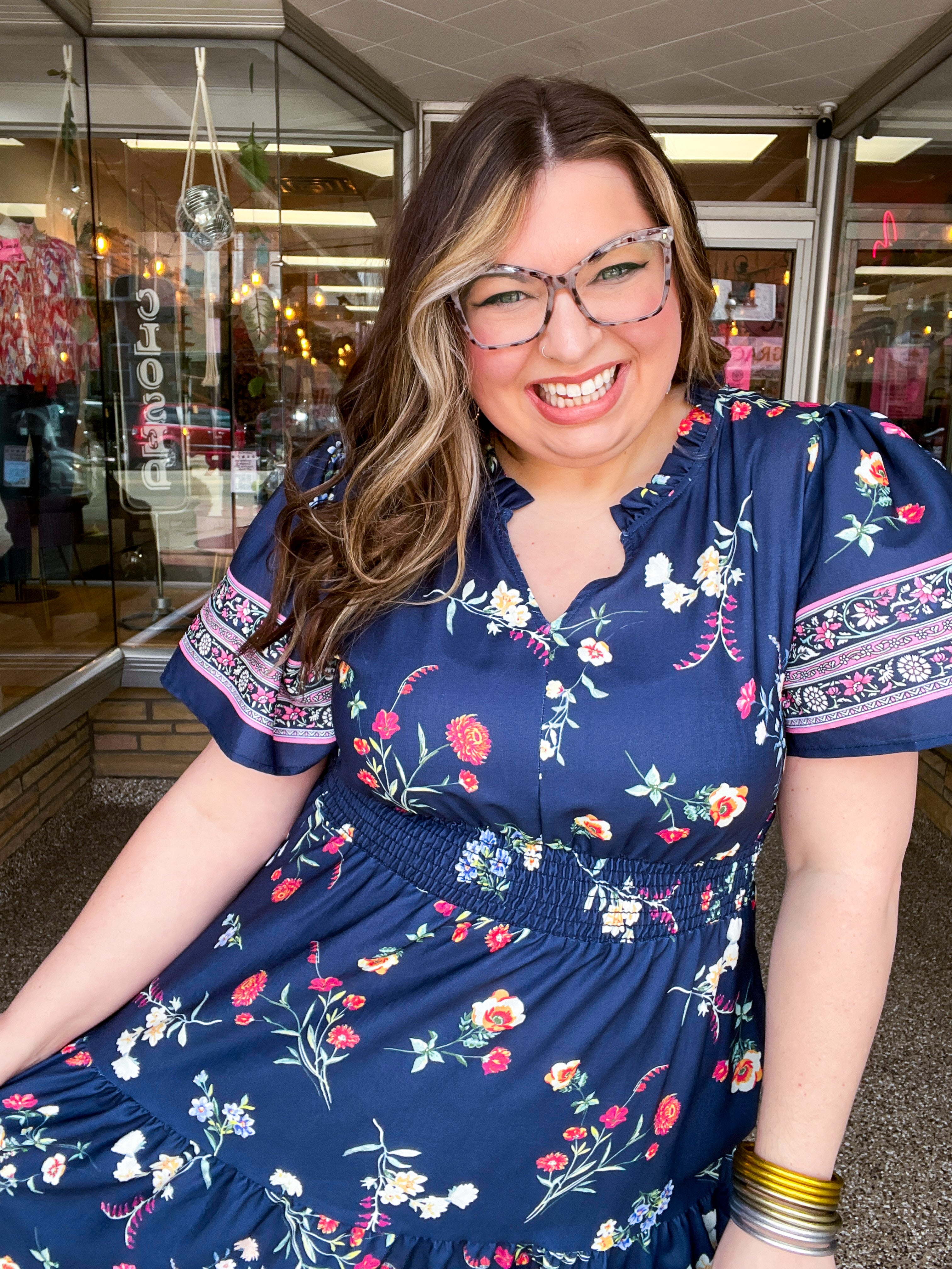 Prairie Blossom Tiered Maxi Dress