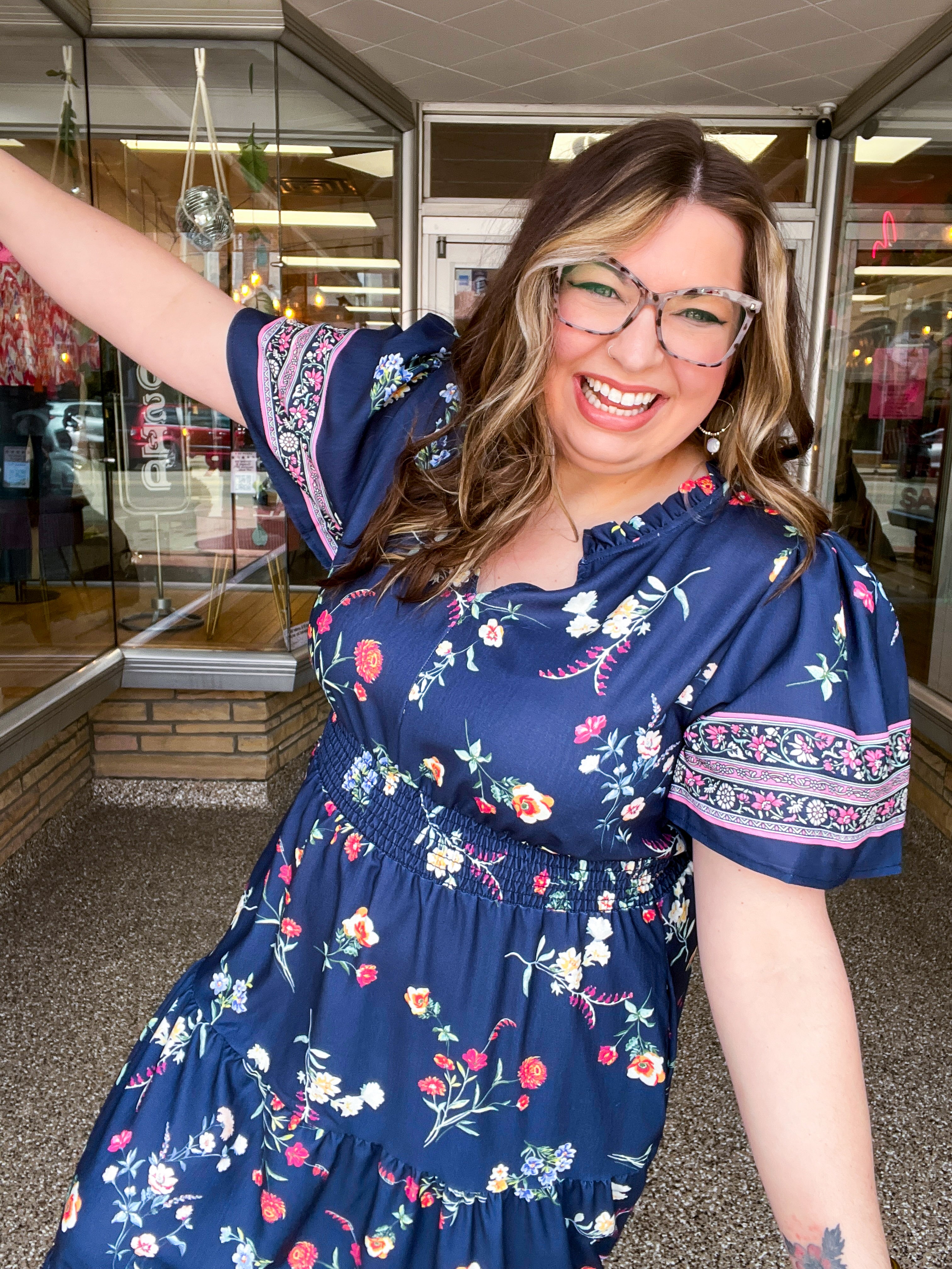Prairie Blossom Tiered Maxi Dress