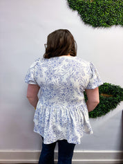 Lavender Breeze Tie Blouse