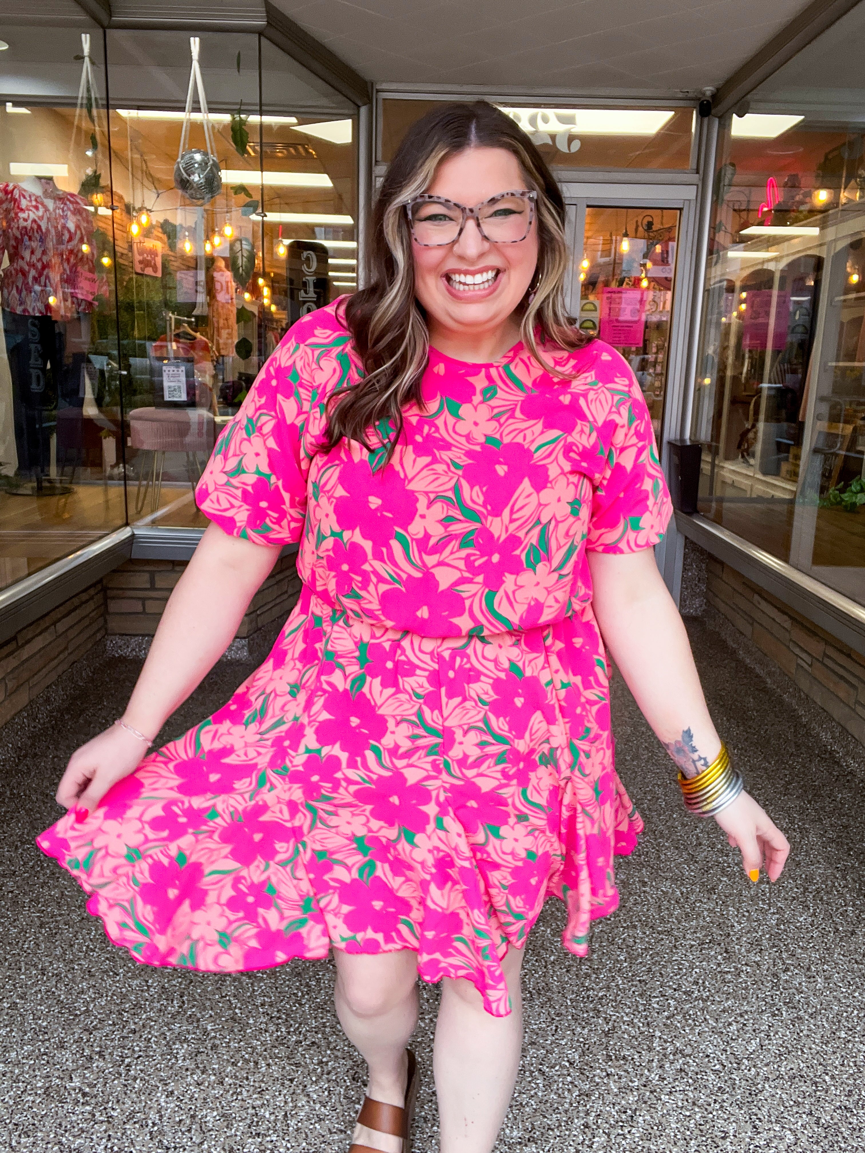 Fresh Fleur Twirl Dress