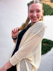 Countryside Comfort Cardigan in Cream