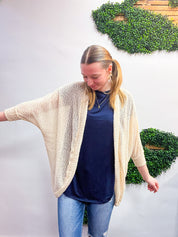 Countryside Comfort Cardigan in Cream