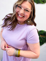 Butter Soft Bliss Tee in Lavender