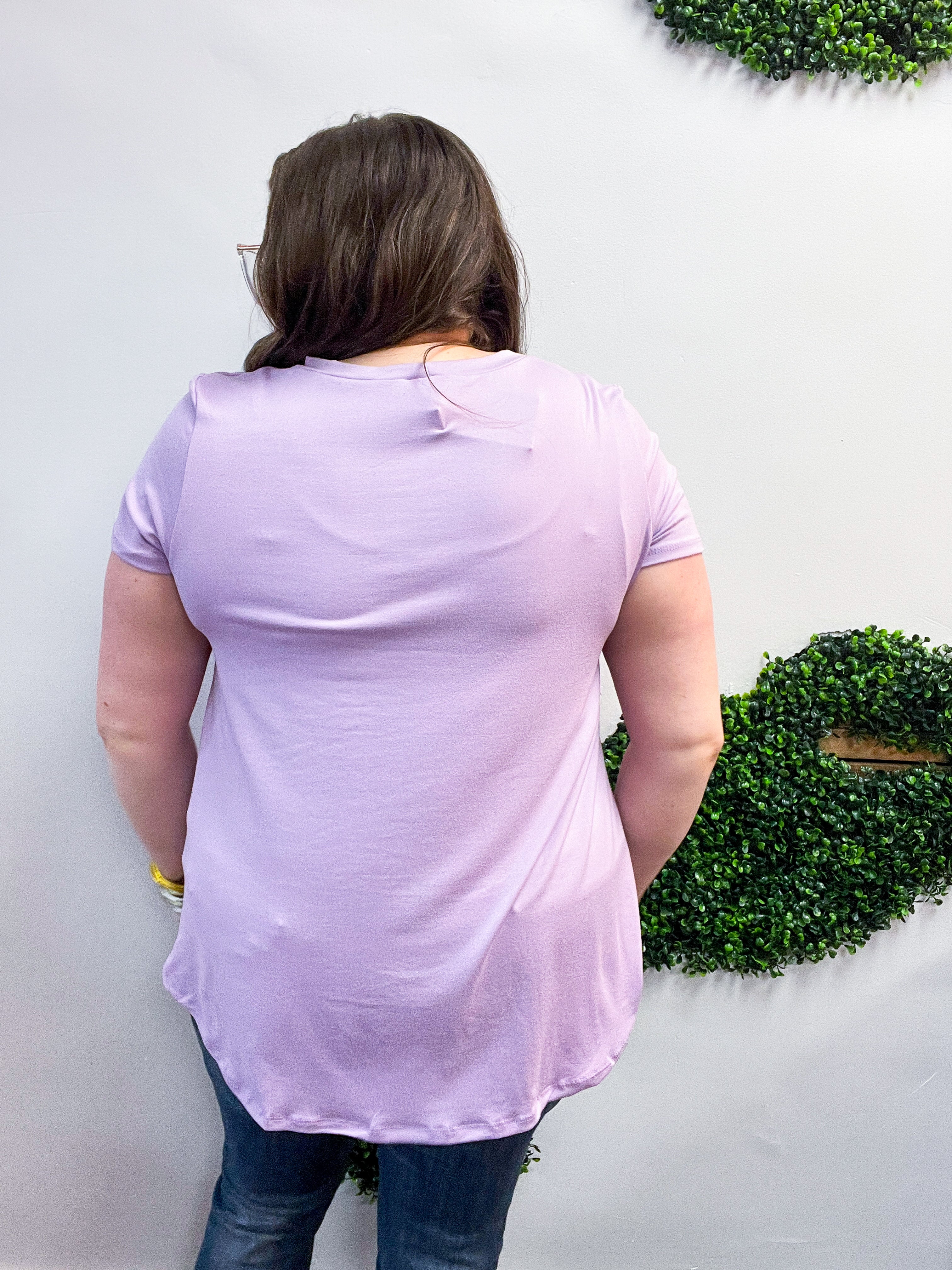 Butter Soft Bliss Tee in Lavender
