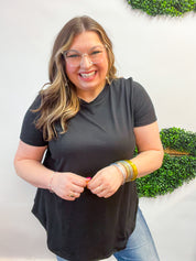 Butter Soft Bliss Tee in Black