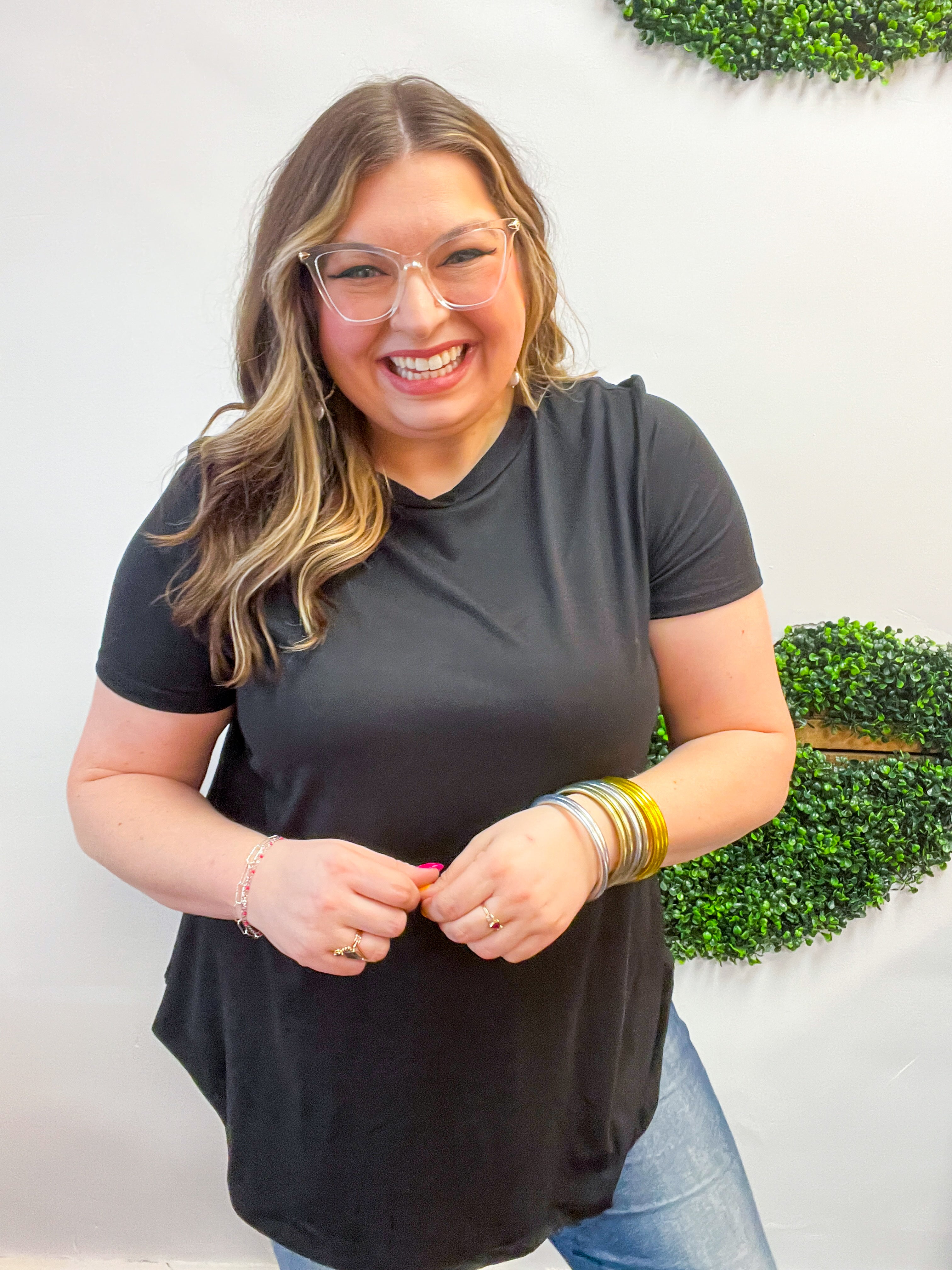 Butter Soft Bliss Tee in Black