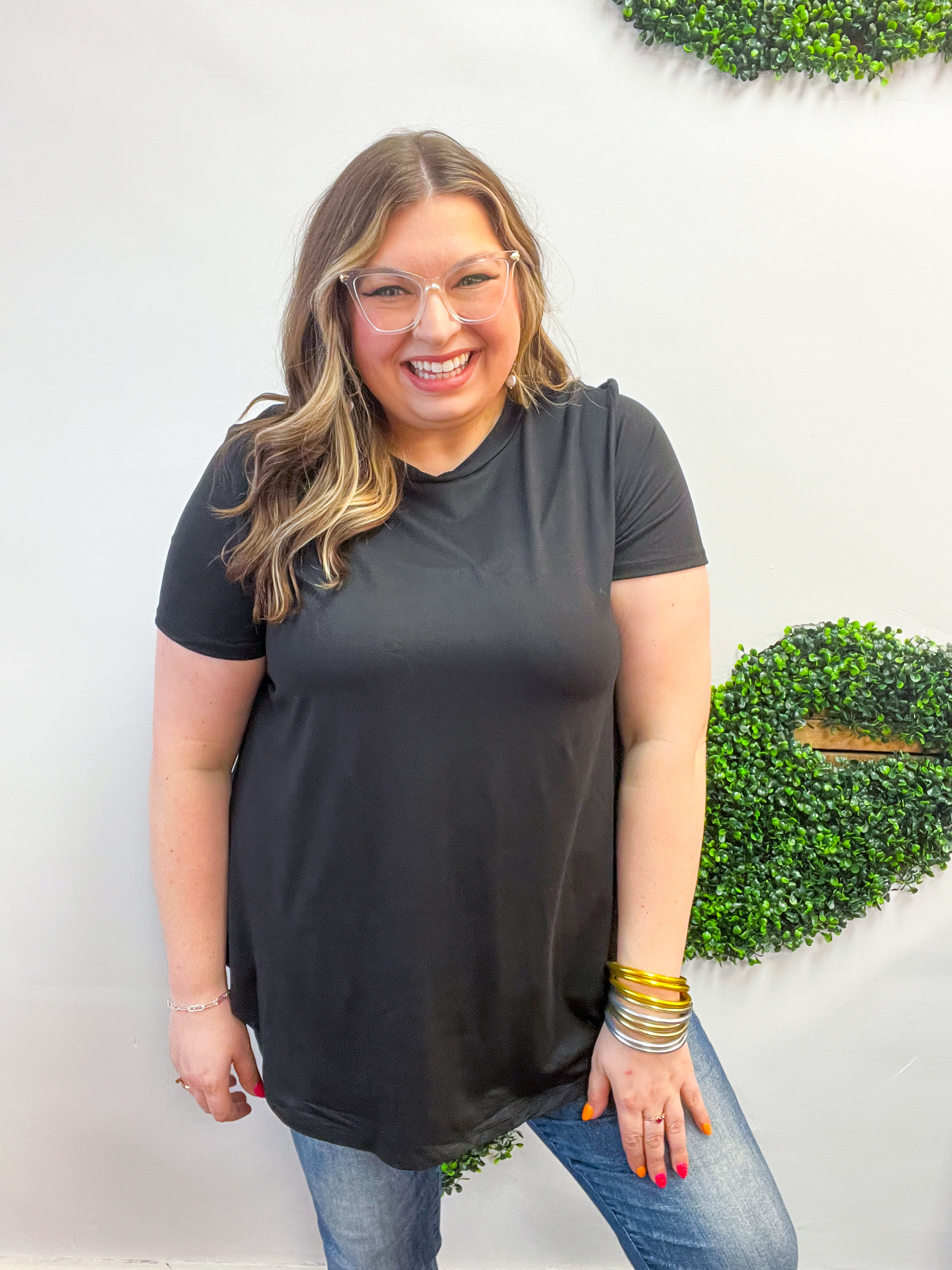 Butter Soft Bliss Tee in Black