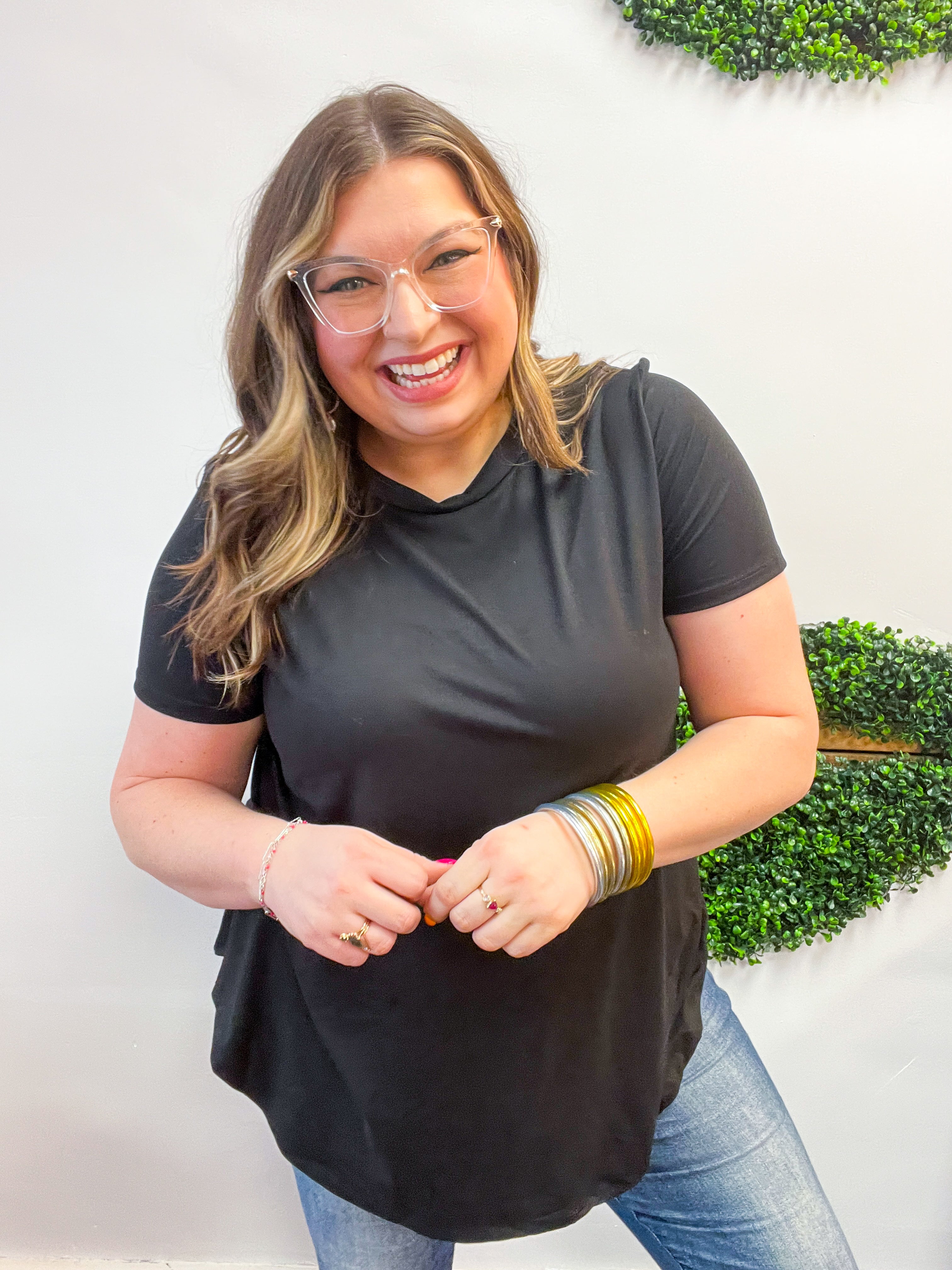 Butter Soft Bliss Tee in Black