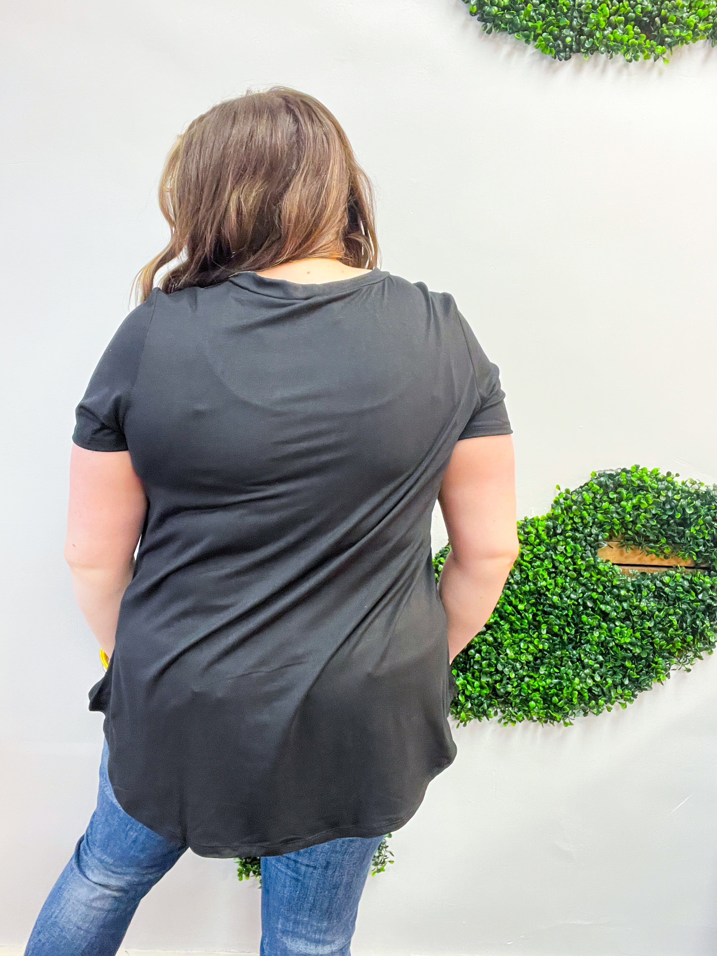 Butter Soft Bliss Tee in Black