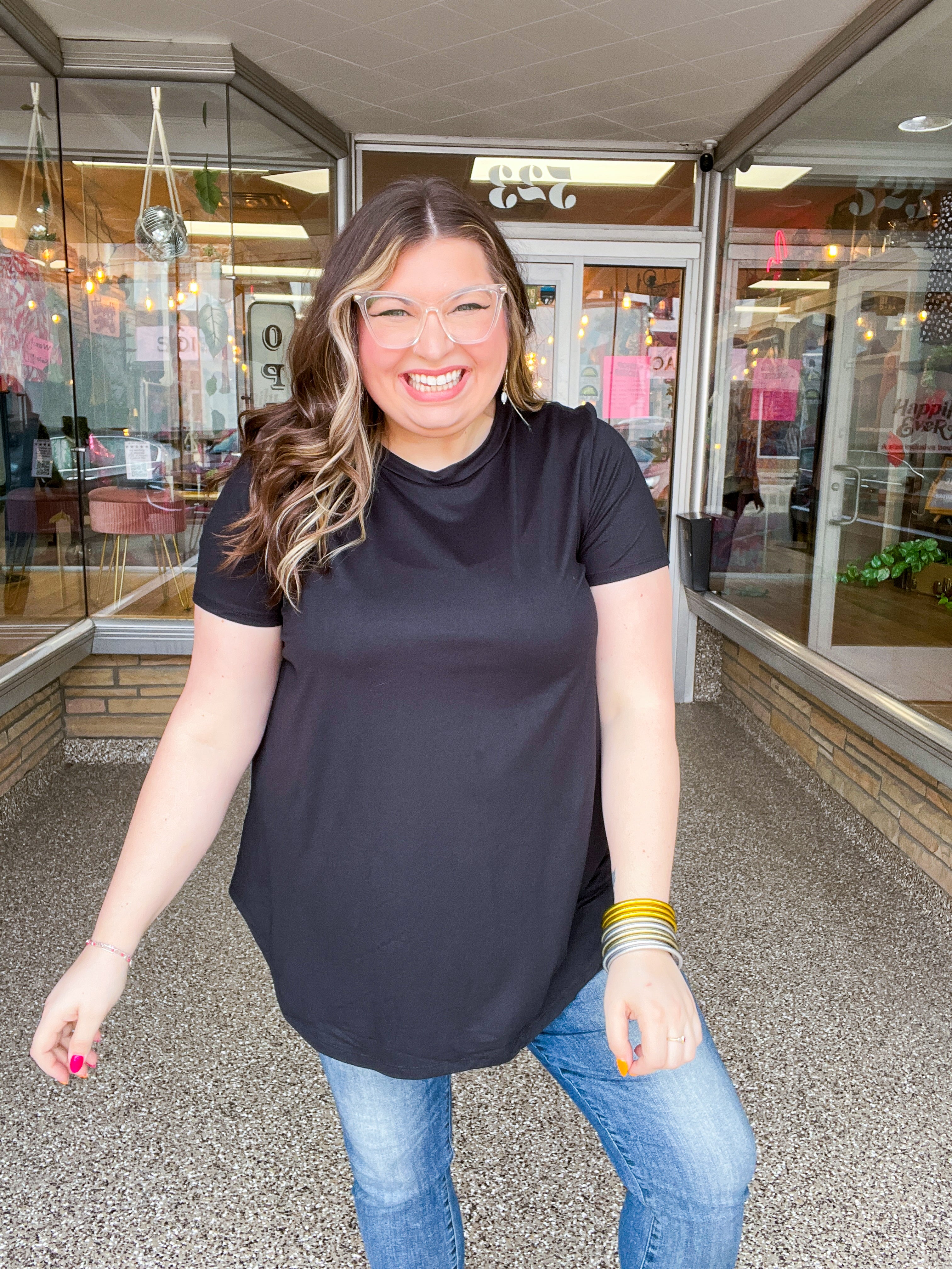 Butter Soft Bliss Tee in Black