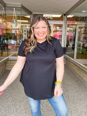 Butter Soft Bliss Tee in Black