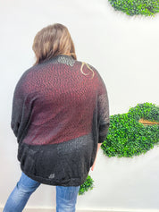 Countryside Comfort Cardigan in Black