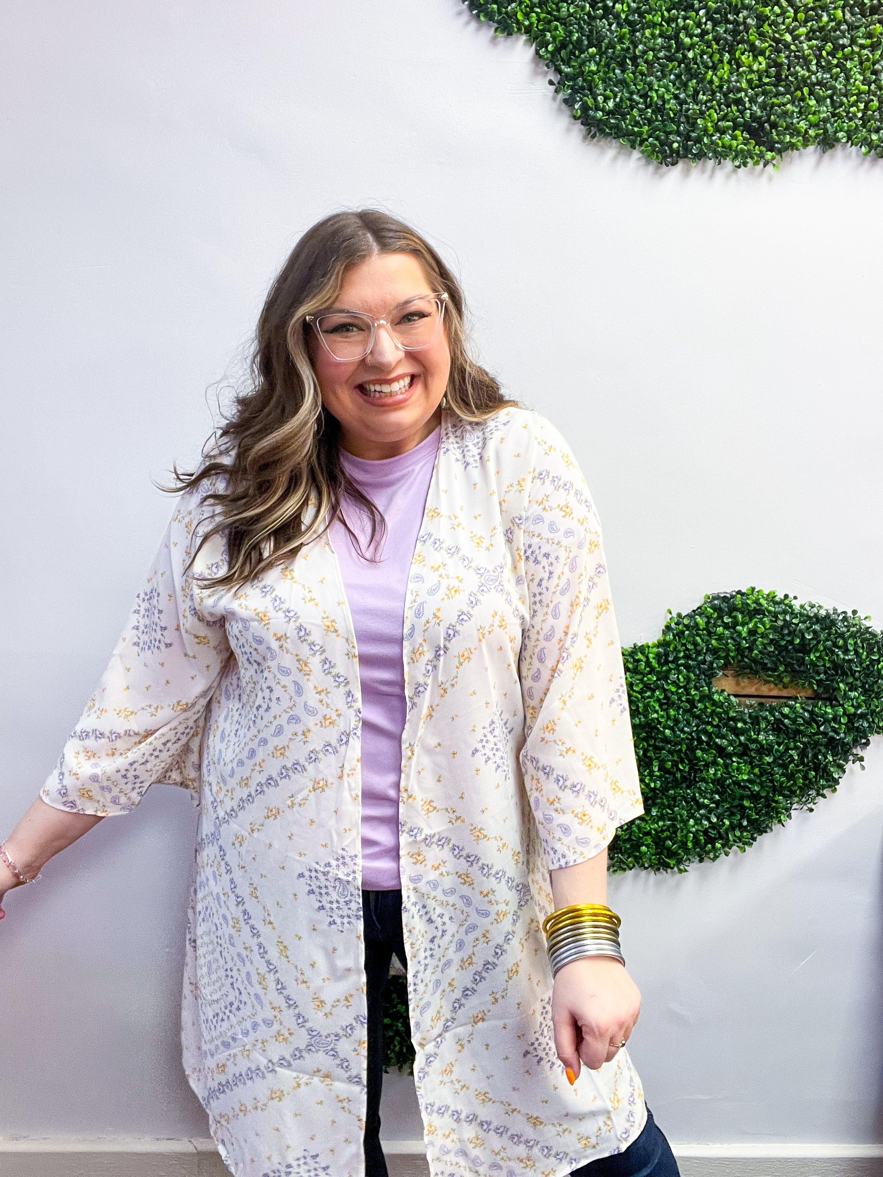Country Charm Kimono in Natural