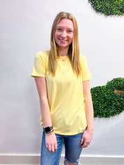 Butter Soft Bliss Tee in Banana