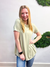 Butter Soft Bliss Tee in Sage