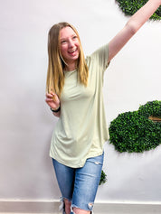 Butter Soft Bliss Tee in Sage