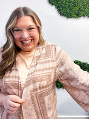 Paisley Prairie Kimono in Rose