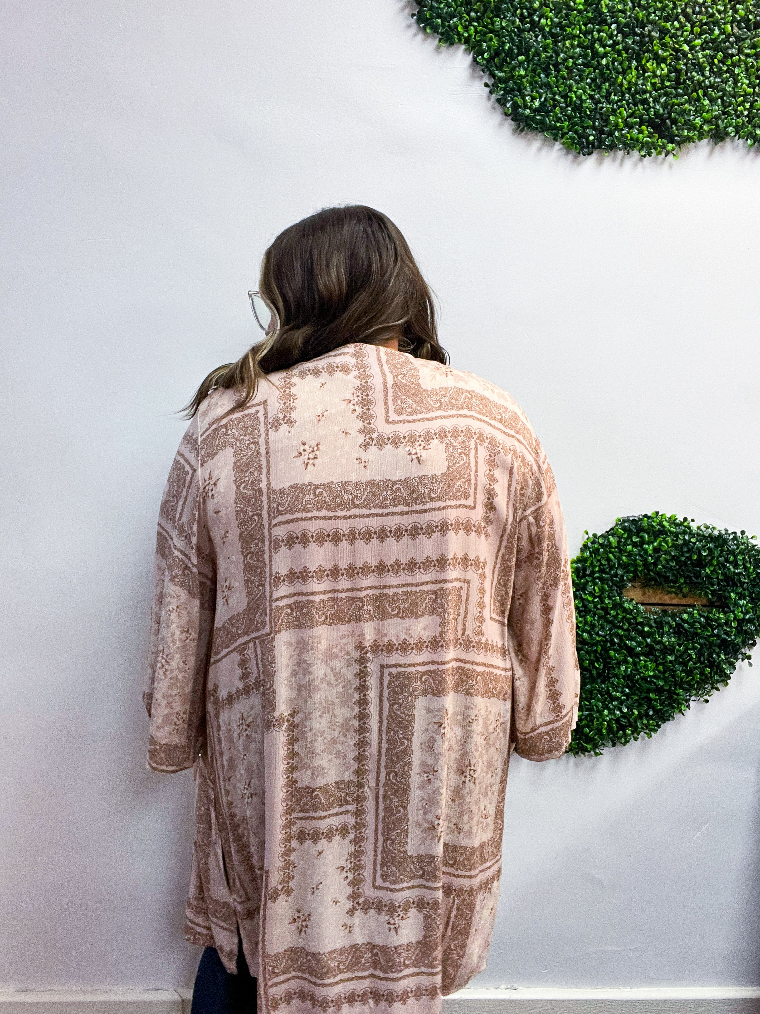 Paisley Prairie Kimono in Rose