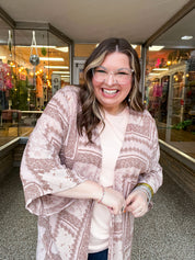 Paisley Prairie Kimono in Rose