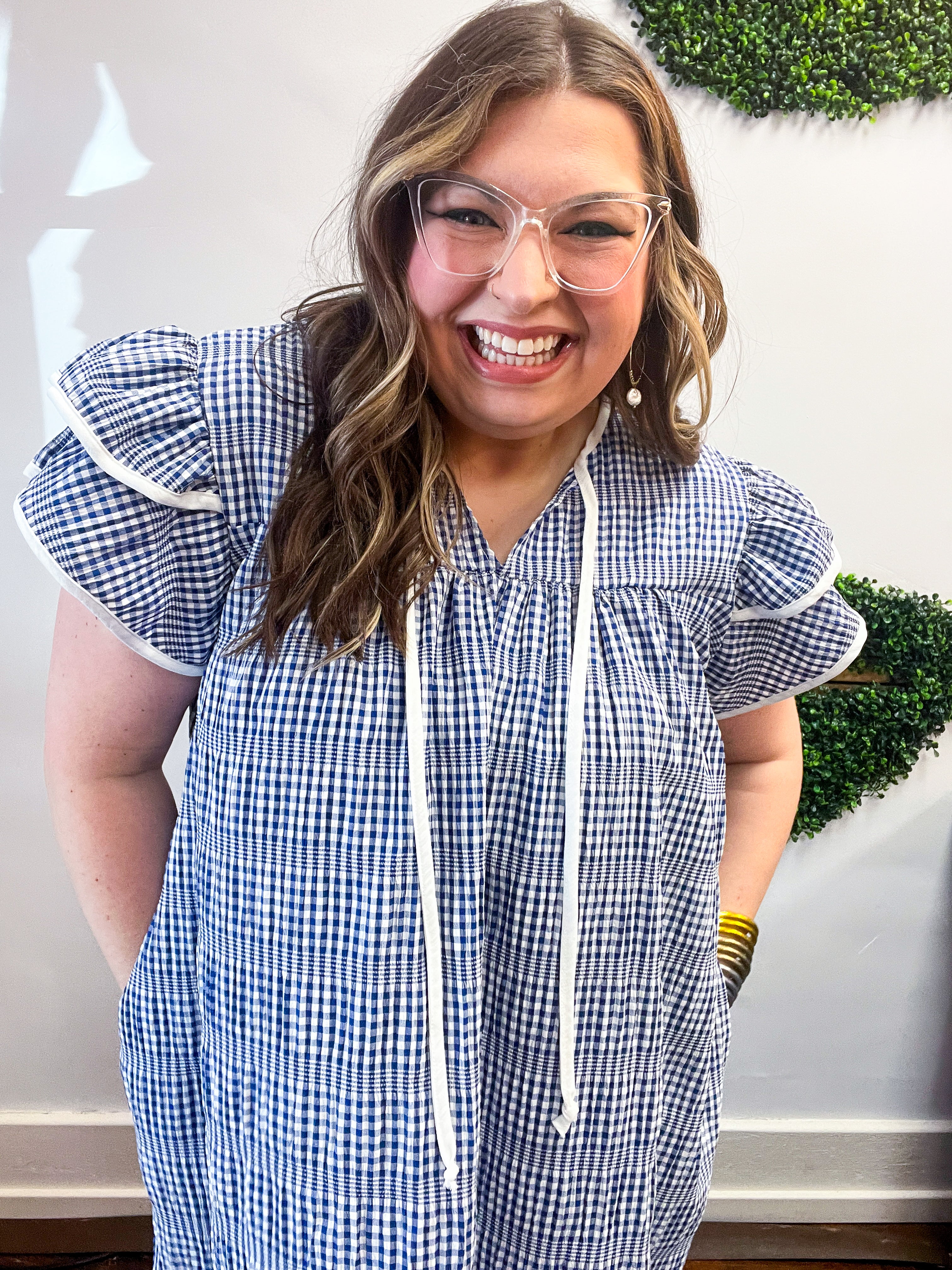 Blueberry Picnic Dress