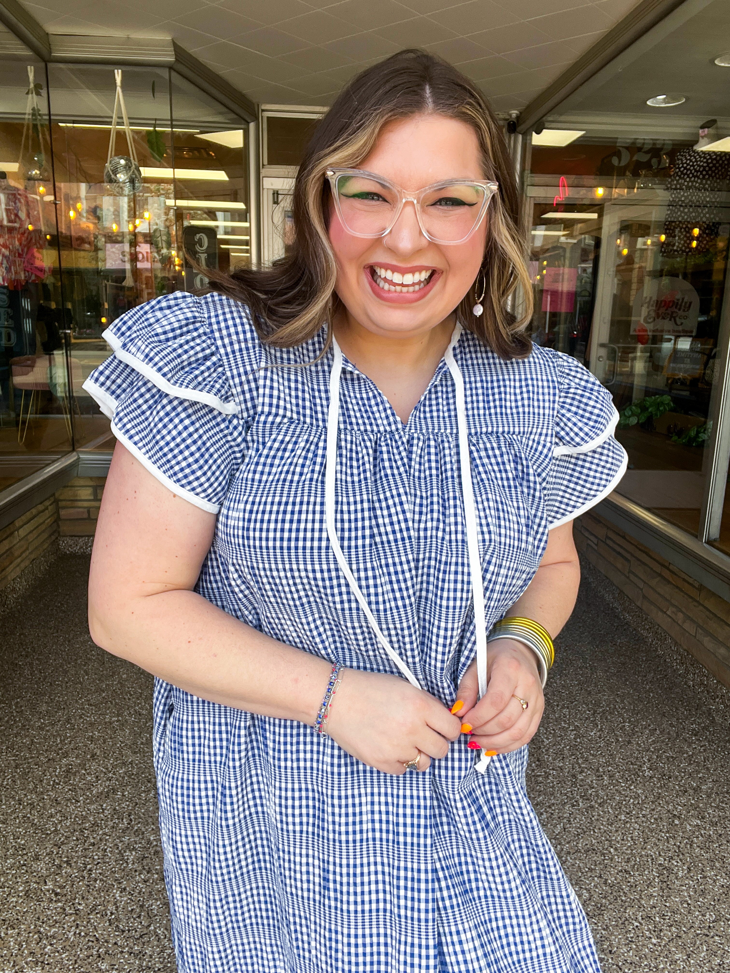 Blueberry Picnic Dress