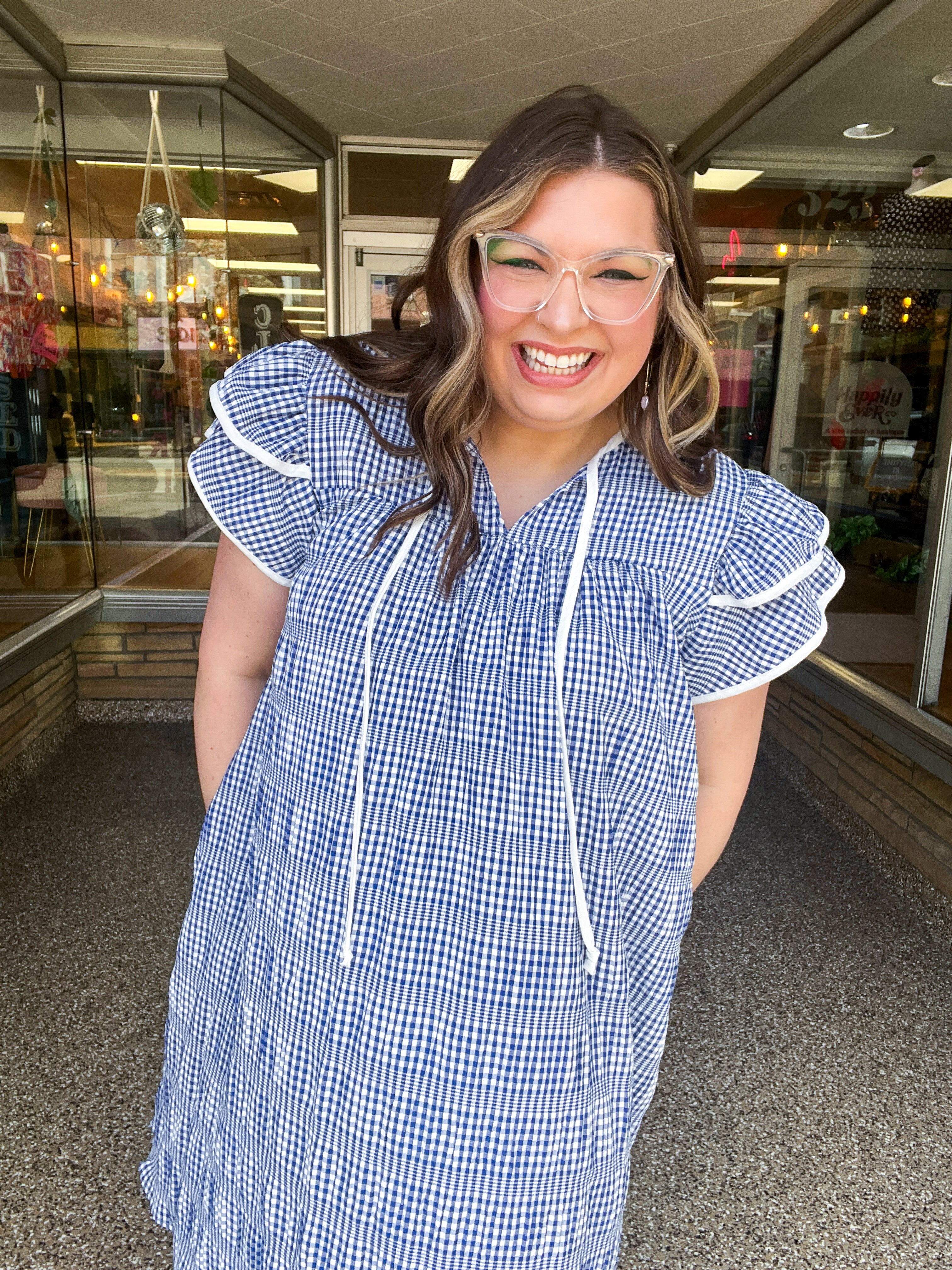 Blueberry Picnic Dress
