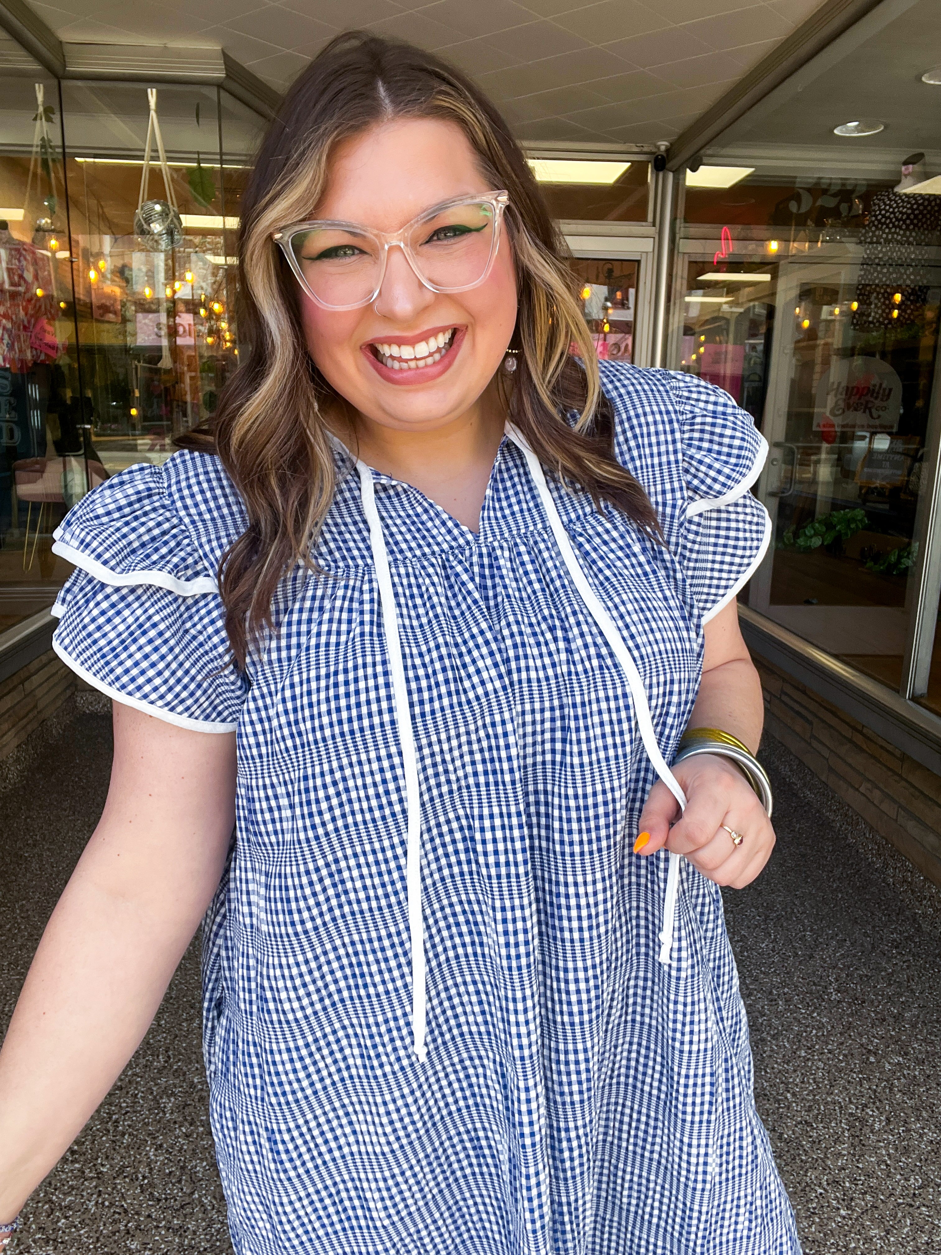 Blueberry Picnic Dress