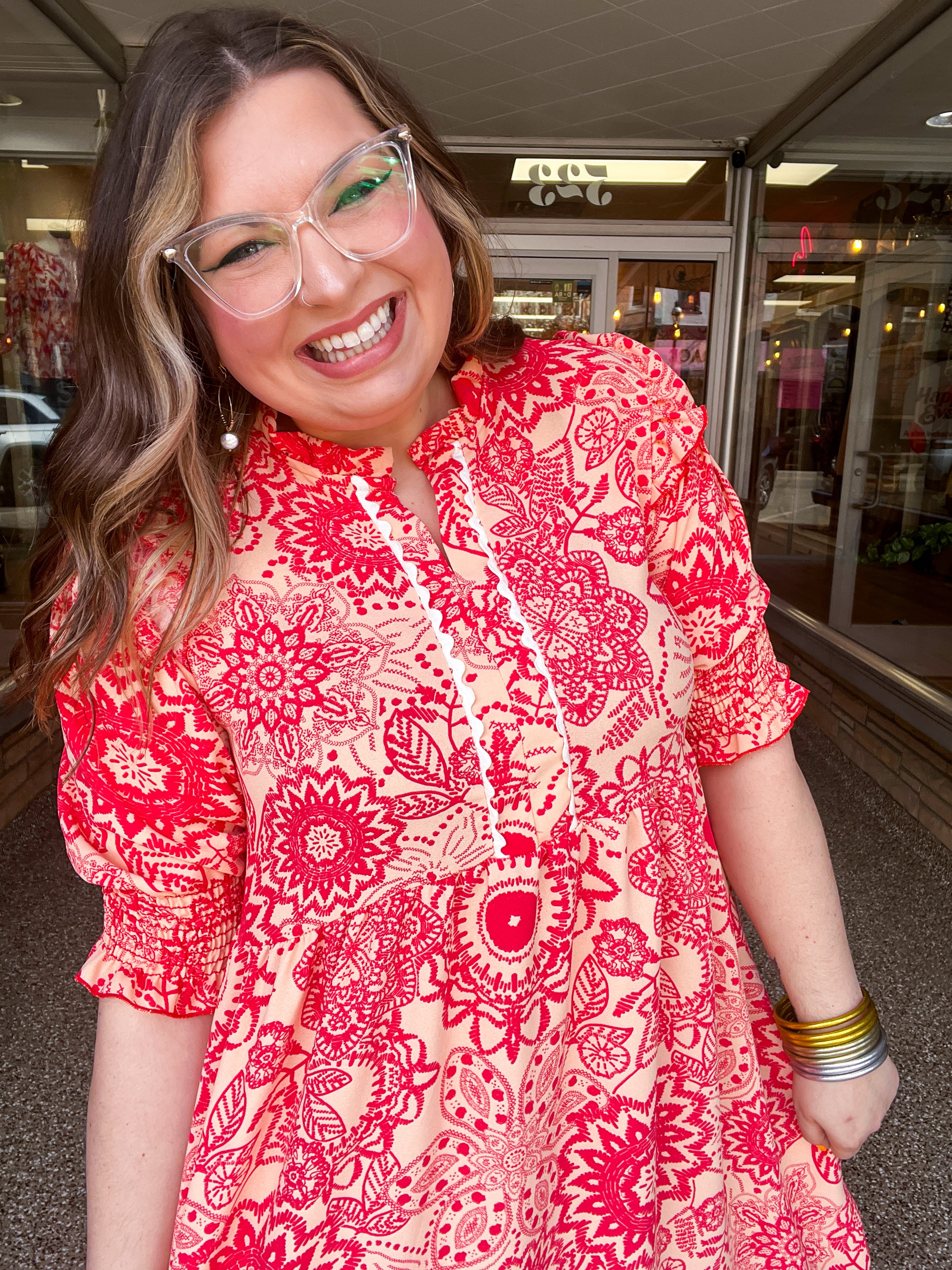 Sun-Kissed Petals Maxi Dress