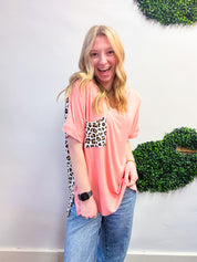 Blush Safari Pocket Tee