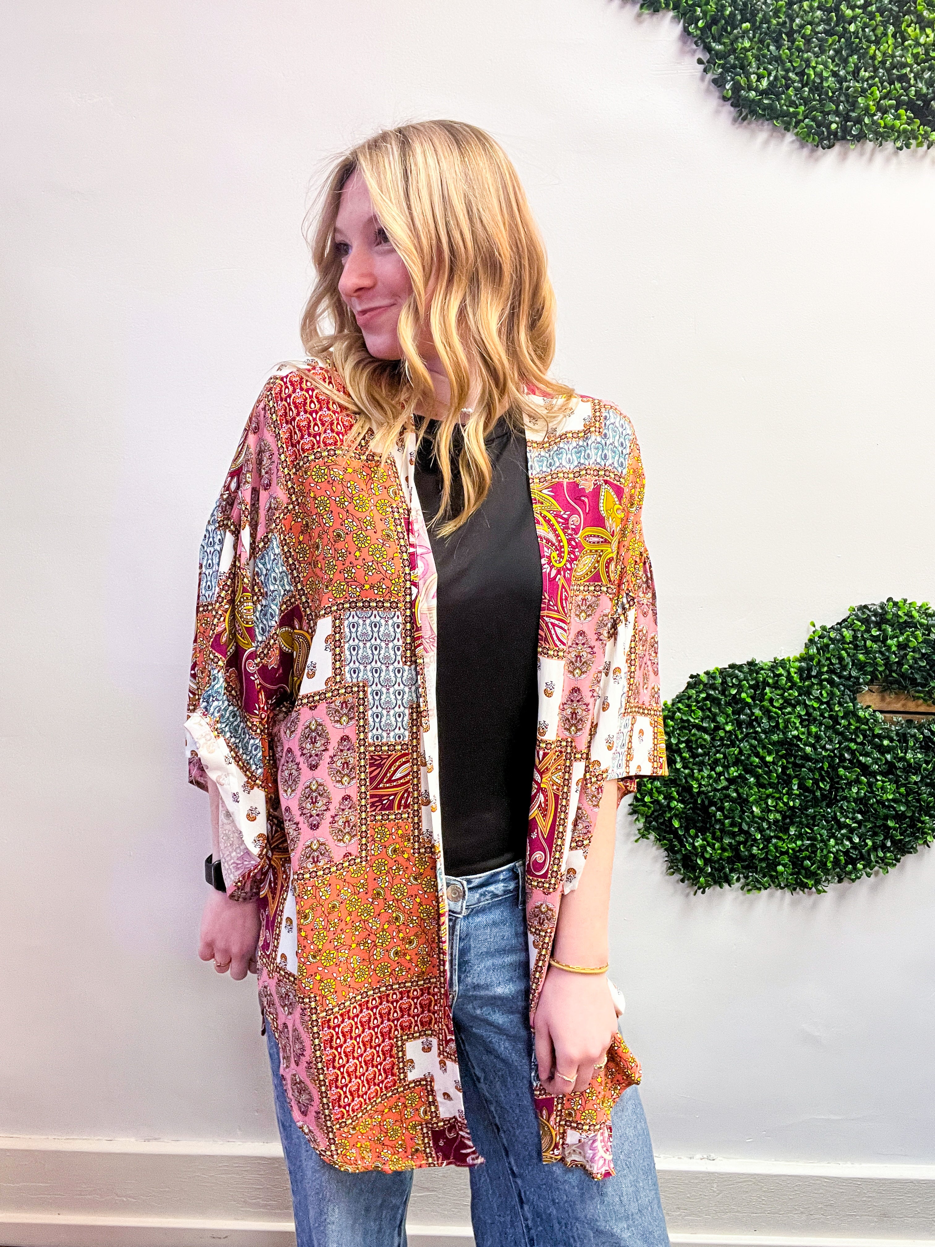 Stitched Together Kimono
