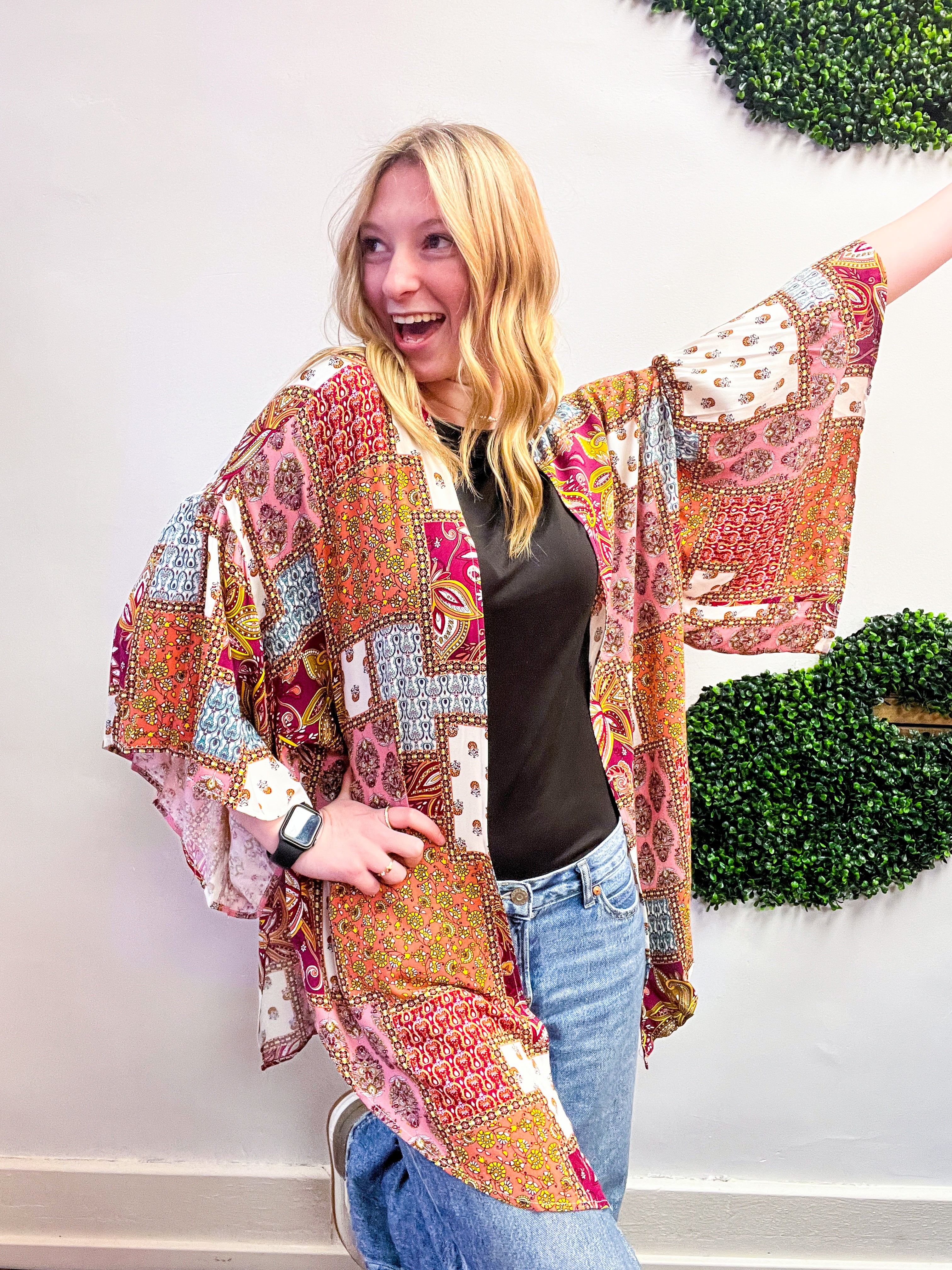 Stitched Together Kimono