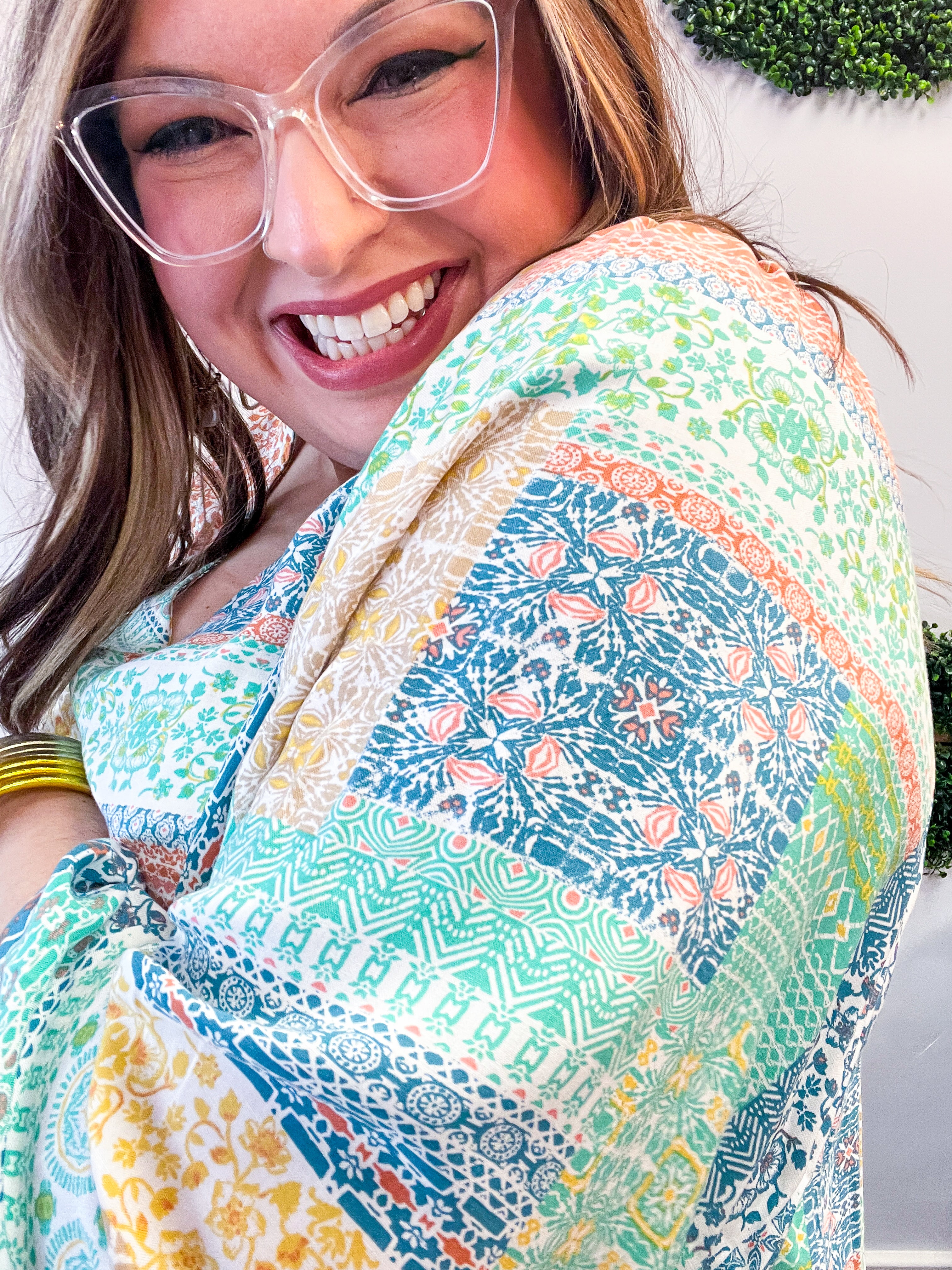 Boho Breeze Patchwork Top