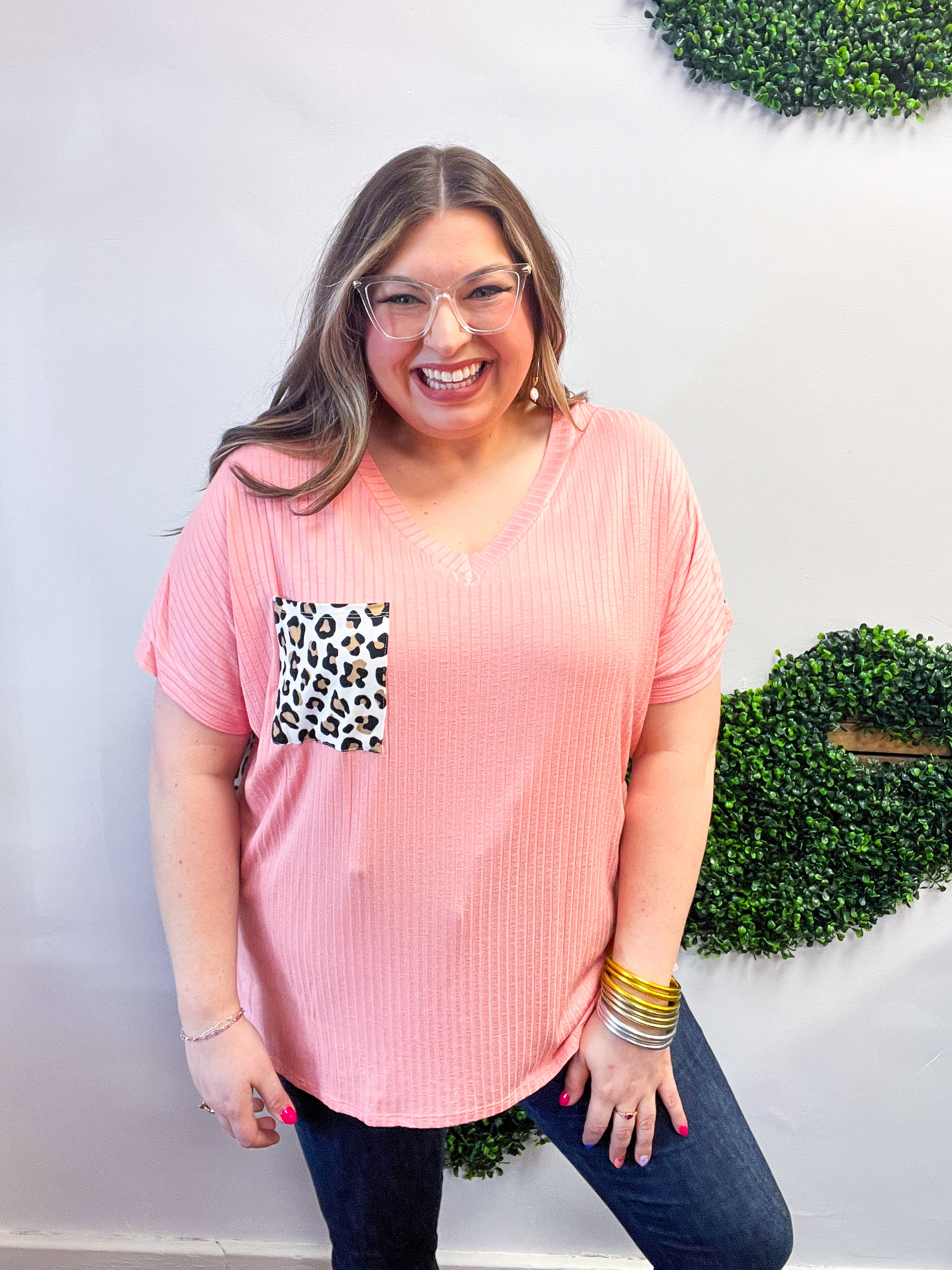 Blush Safari Pocket Tee
