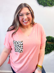 Blush Safari Pocket Tee