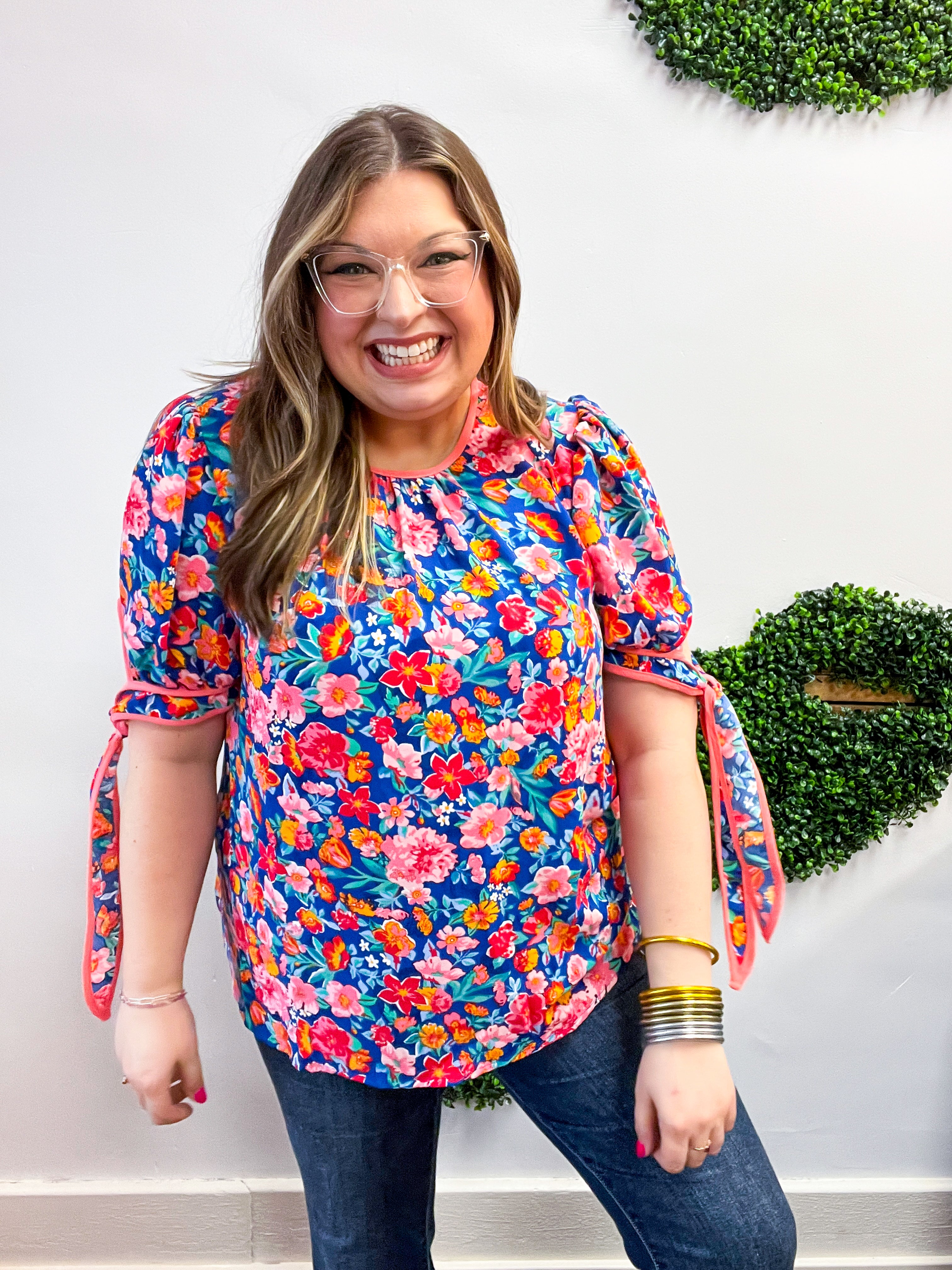 Garden Groove Tie Top