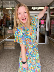 Fields of Fun Floral Maxi Dress