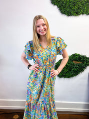Fields of Fun Floral Maxi Dress
