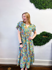 Fields of Fun Floral Maxi Dress