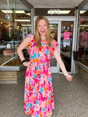 Color Me Happy Midi Dress