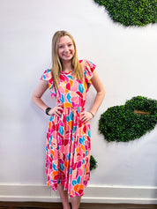 Color Me Happy Midi Dress