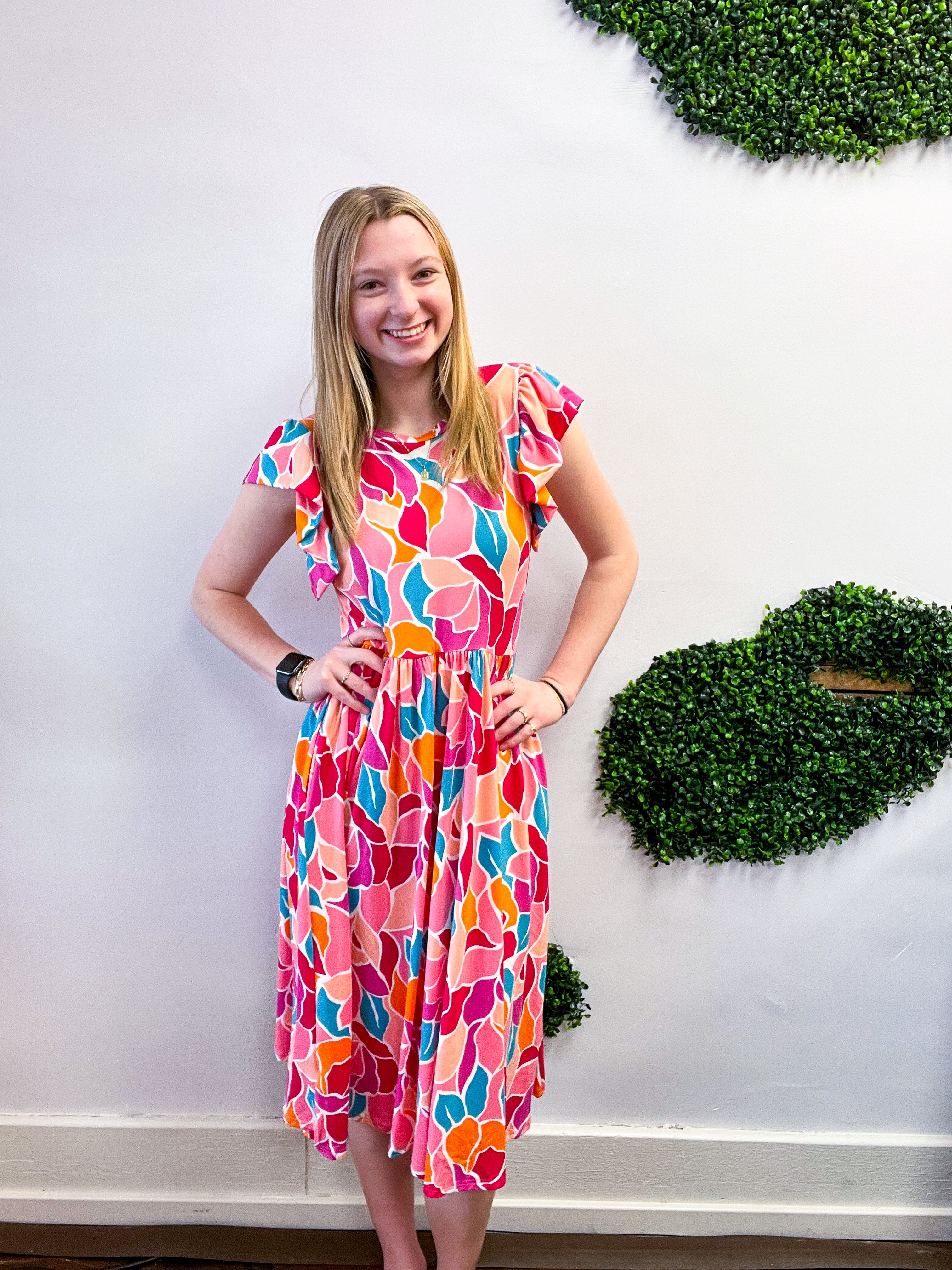 Color Me Happy Midi Dress