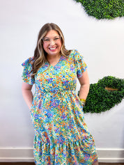 Fields of Fun Floral Maxi Dress