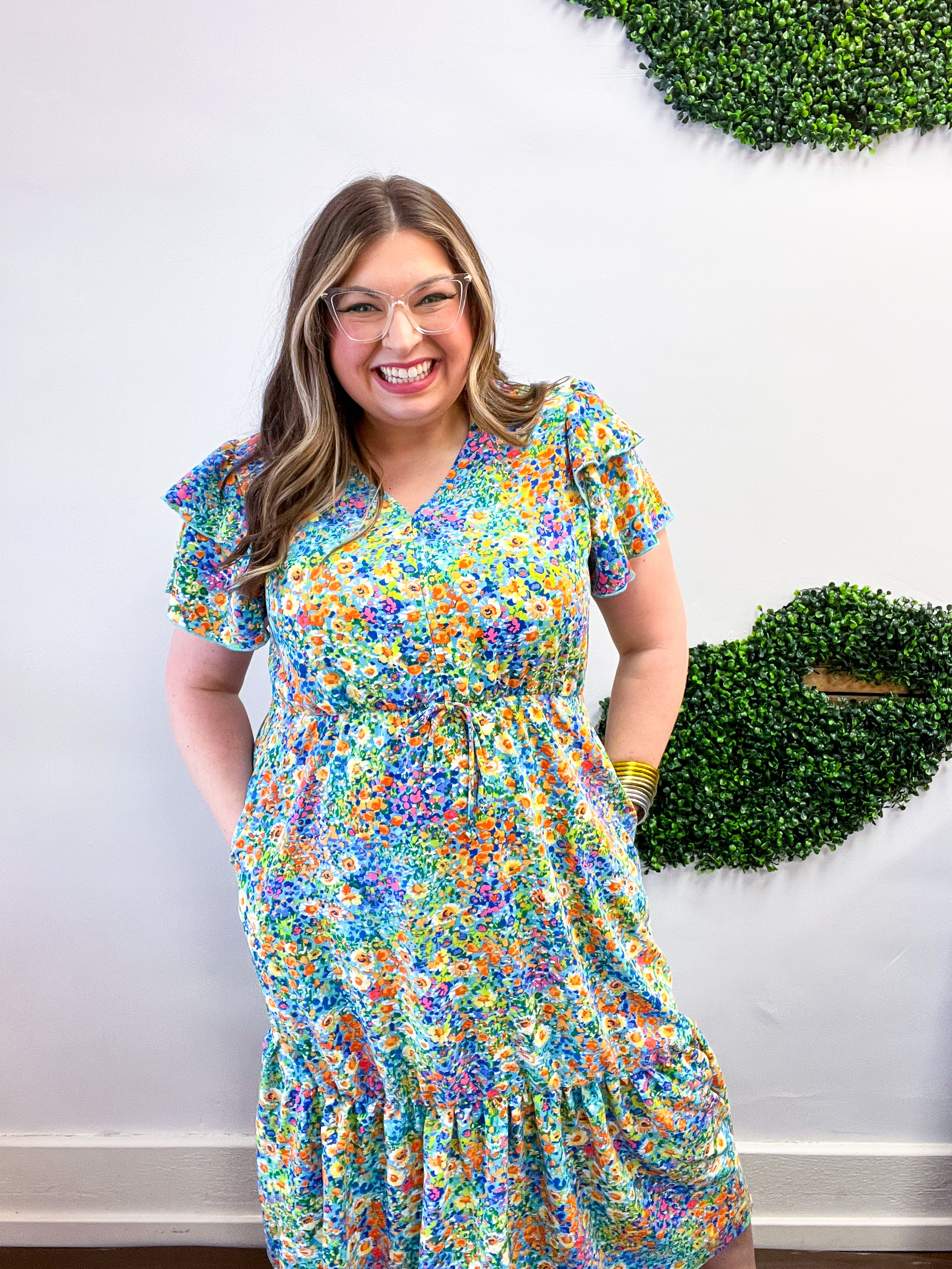 Fields of Fun Floral Maxi Dress