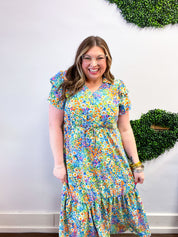 Fields of Fun Floral Maxi Dress
