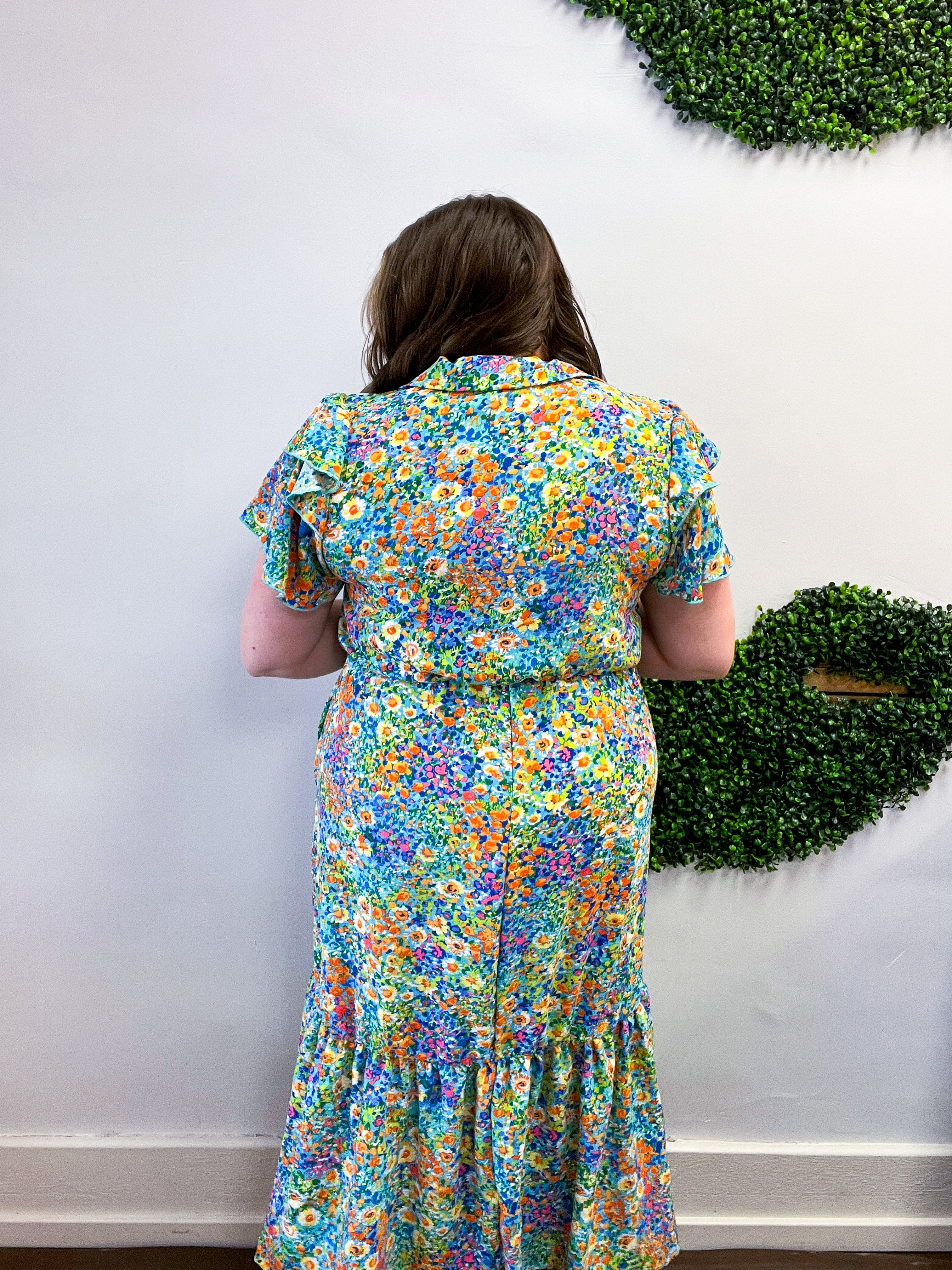 Fields of Fun Floral Maxi Dress