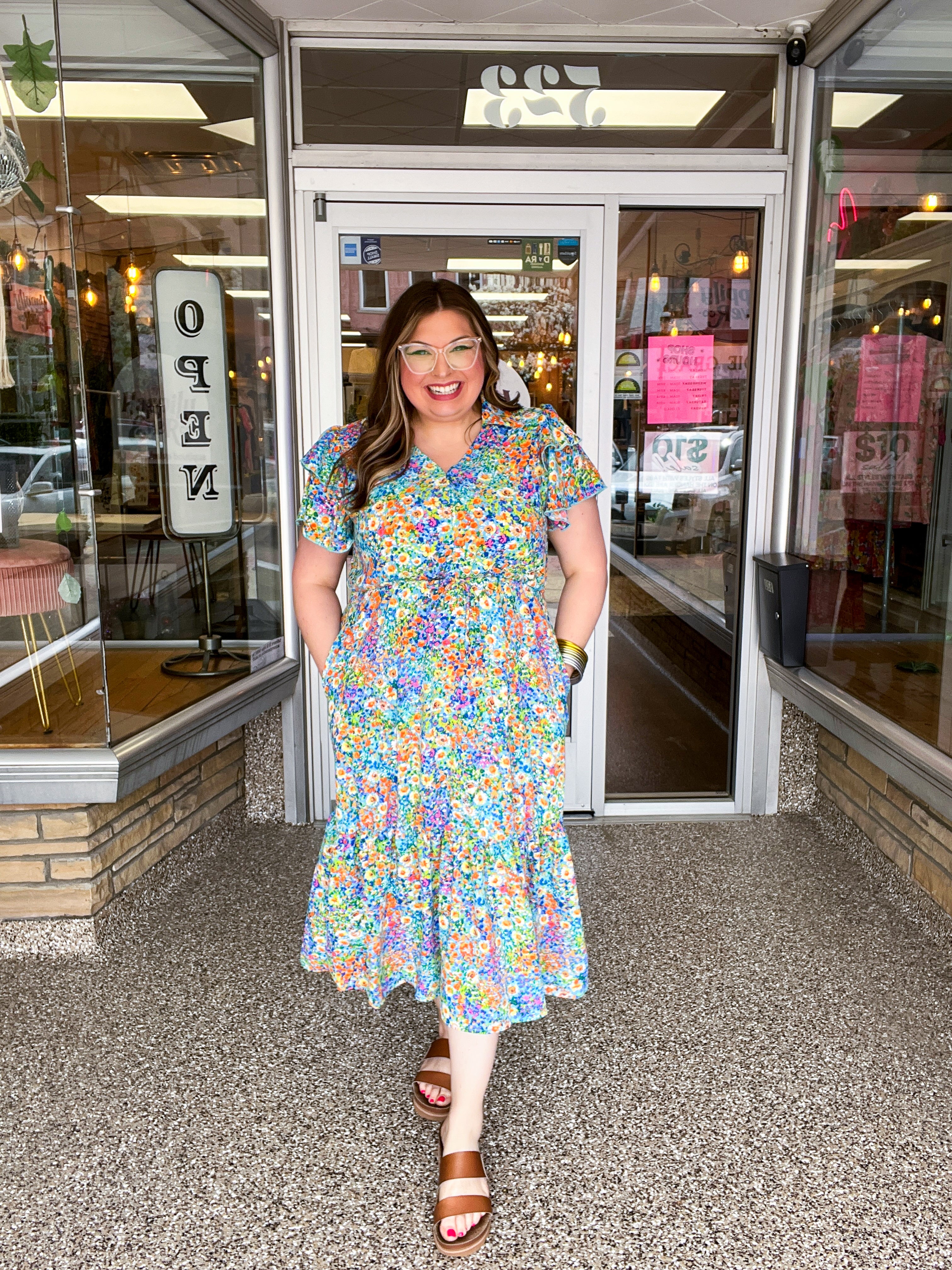 Fields of Fun Floral Maxi Dress