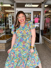 Fields of Fun Floral Maxi Dress