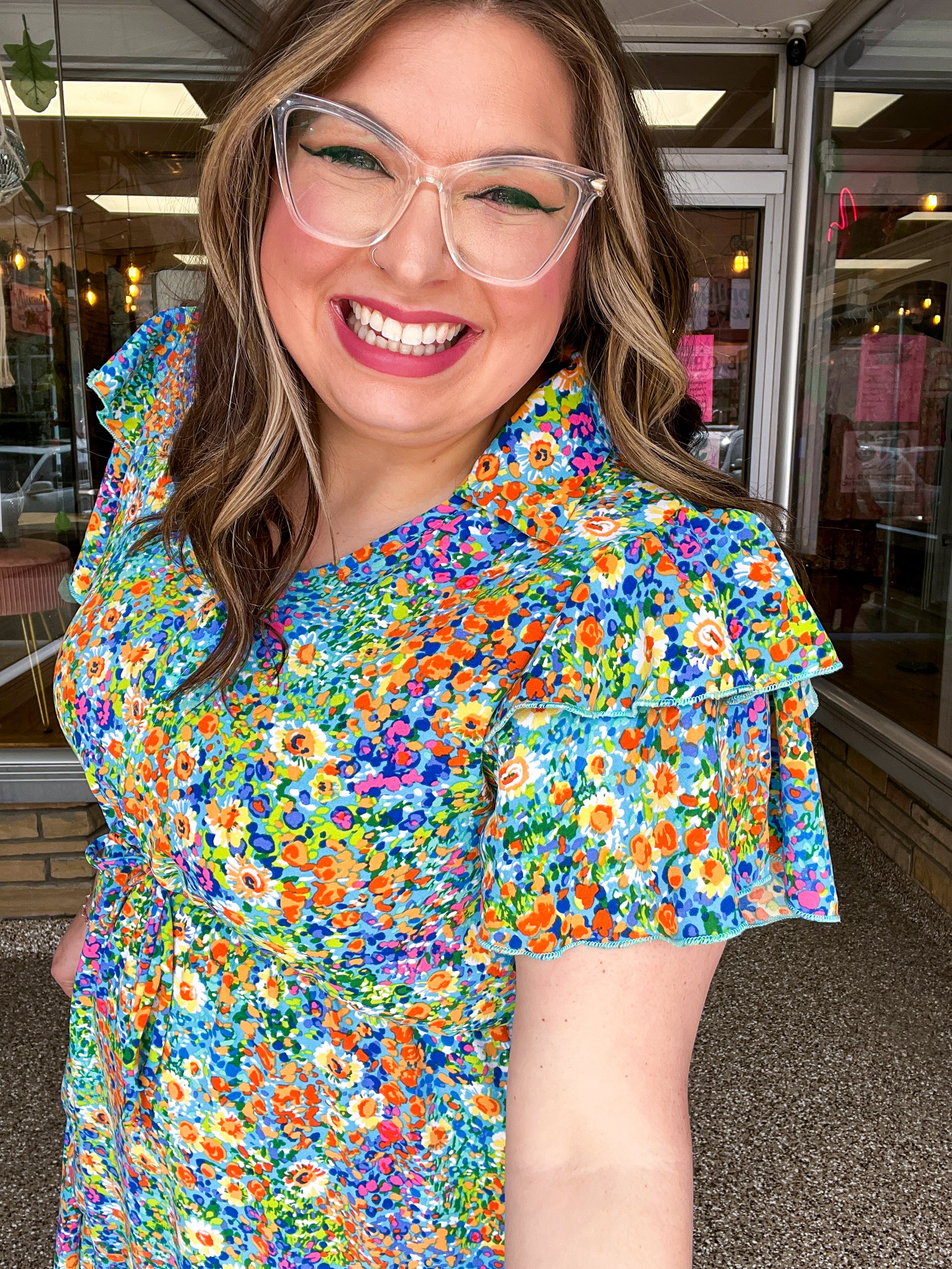 Fields of Fun Floral Maxi Dress